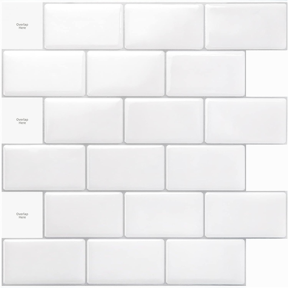 Subway Tile Peel and Stick Backsplash: image 4