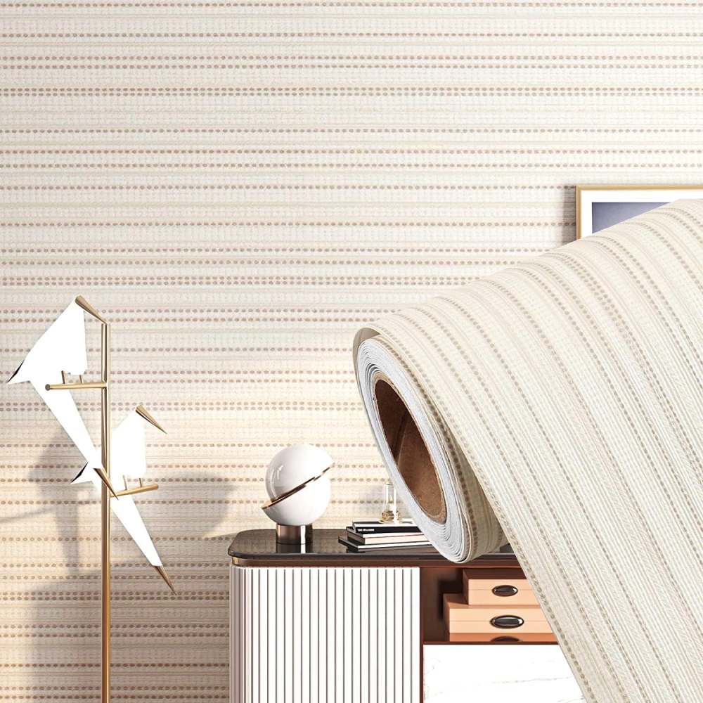 Waterproof Beige Wallpaper