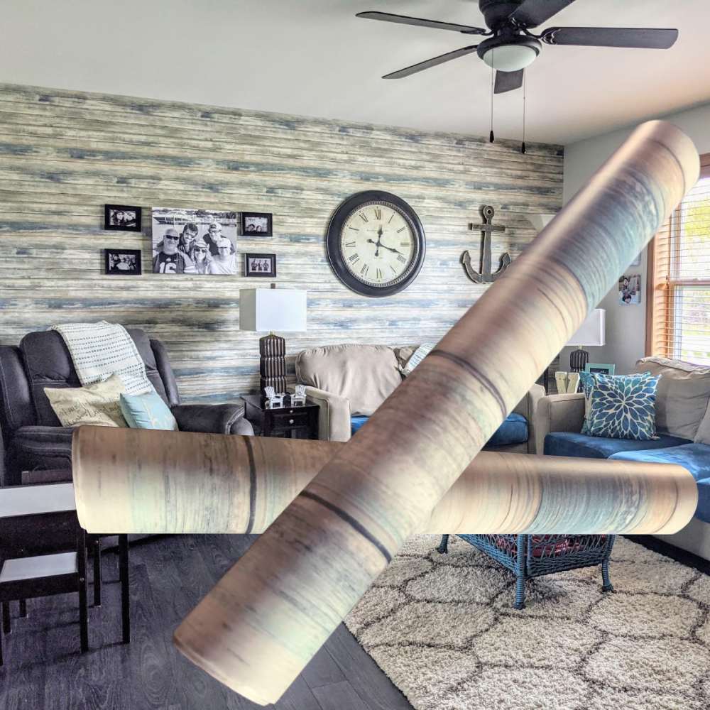 Peel and Stick Rustic Wallpaper
