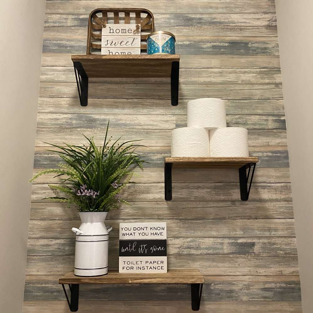 Peel and Stick Rustic Wallpaper: image 4