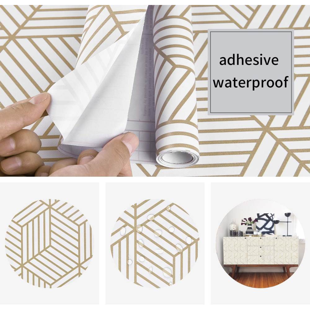 Self Adhesive Geometric Wallpaper: image 3